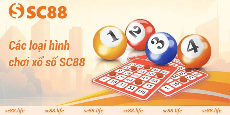 Các loại hình chơi xổ số SC88